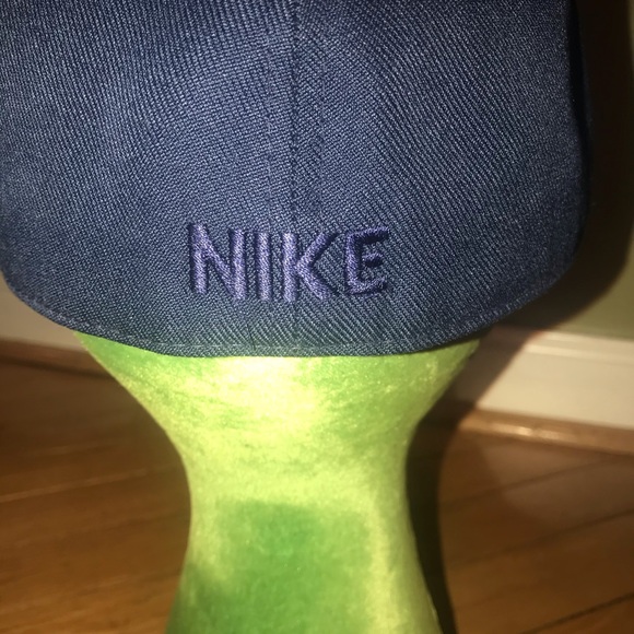 NIKE Blue Logo Hat Sz 7 1/2 - Picture 5 of 7